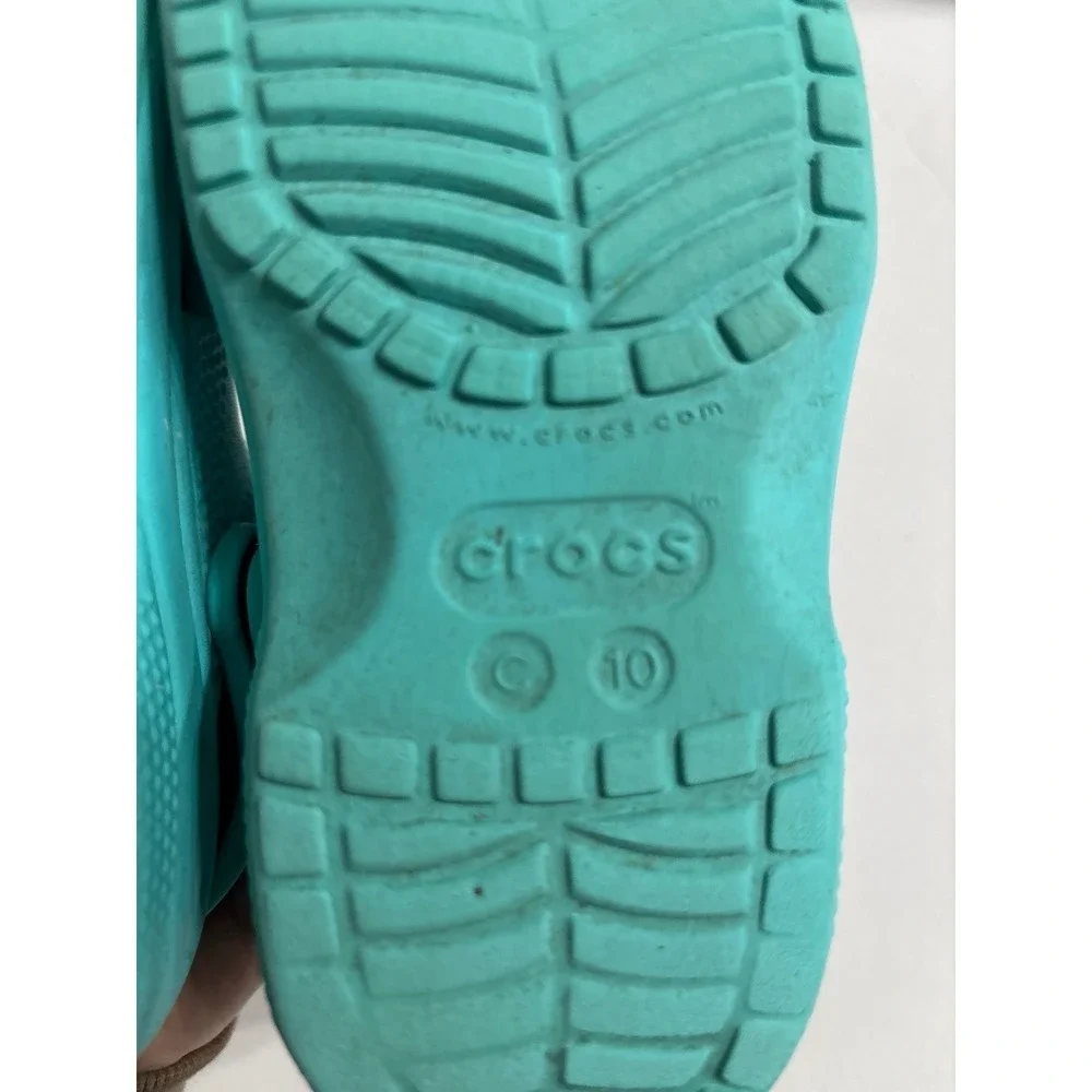 Crocs Blue with Charms (sz. 10 C)